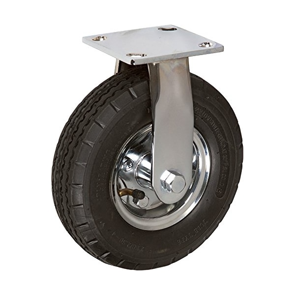 8"x2.5" Rigid Pneumatic Caster, 4 PLY, 250 LBS Capacity, Air Fil
